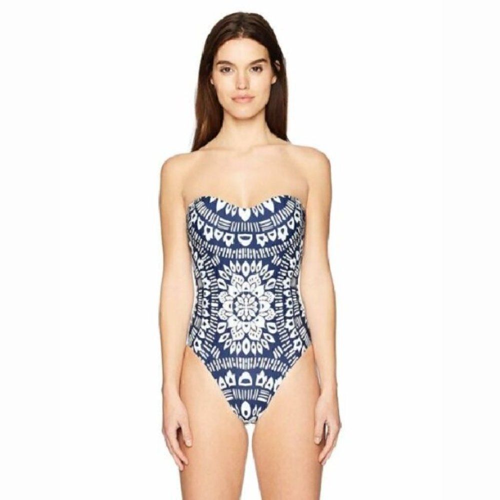 NWT Trina Turk Indochine Backless One Piece Swim